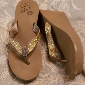 Glitter High Wedge